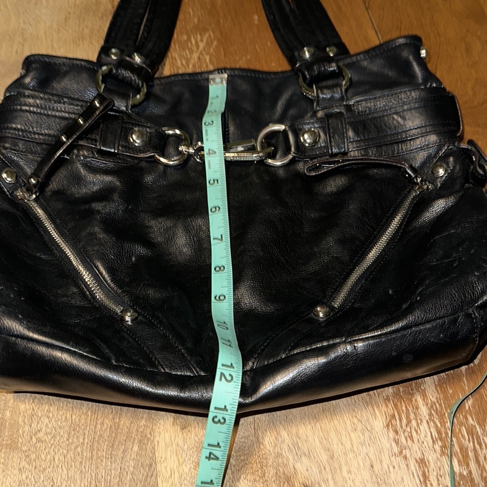 B MAKOWSKY 100% Genuine Leather Black Purse - Picture 9 of 17